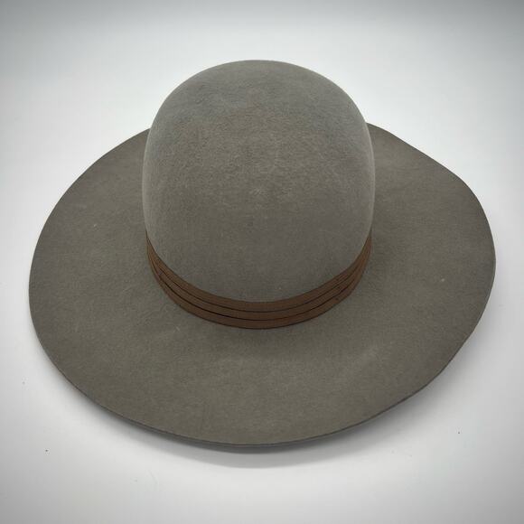 Brixton Magdalena Hat Natural 100% Wool Wide Brim Size Small - Picture 7 of 7